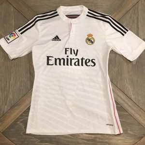 Real Madrid home soccer jersey